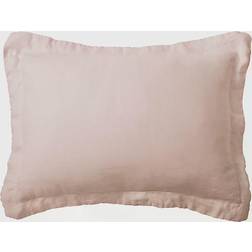 Levtex Home Washed Linen Bed Pillow Blush (91.44x50.8cm)