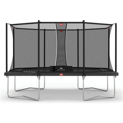 BERG Ultim Favorite Rectangular Trampoline 410cm + Safety Net Comfort Grey