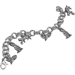 1928 Jewelry 6 Cat Charm Bracelet - Silver