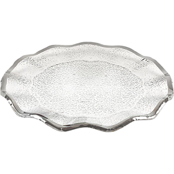 Badash Crystal Silver Edge Serving Platter & Tray