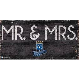 Fan Creations Kansas City Royals Personalized Mr & Mrs Sign