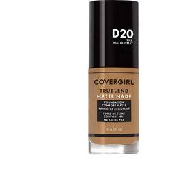 CoverGirl TruBlend Matte Made Liquid Foundation D20 True Caramel