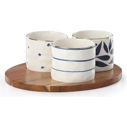 Lenox Blue Bay Wood Tray with Bowl 4