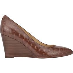 Nine West Cal 9x9 Dress - Brown Embossed Croco