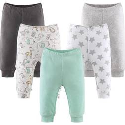 The Peanutshell Safari Pants - 5-Pack - Grey & Light Green (7315PAN5W)