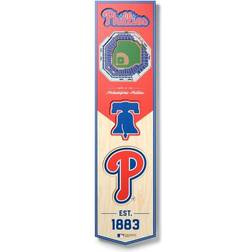 YouTheFan Philadelphia Phillies 3D Stadium View Banner