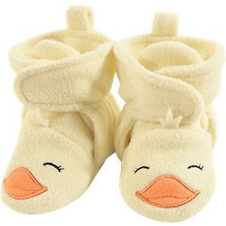 Hudson Fleece Booties - Yellow Duck