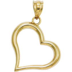 Macy's Open Heart Charm - Gold