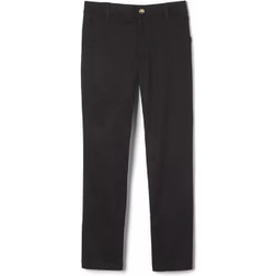 French Toast Girl's School Uniform Straight Leg Twill Pants - Black