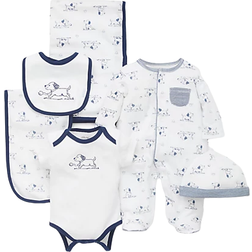 Little Me Boys' Puppy Cotton Gift Set - Baby