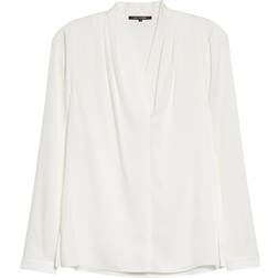 Kobi Halperin Nellie Silk-Blend Pleated Blouse