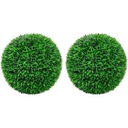 vidaXL Boules de buis artificielles 2 pcs 55 cm n/a