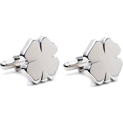 Cufflinks Inc Four Leaf Clover Cufflinks - Silver