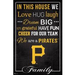 Fan Creations Pittsburgh Pirates In This House Sign