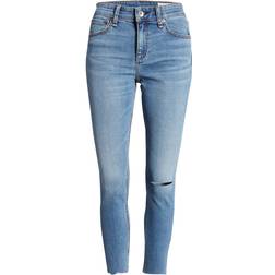 Rag & Bone Cate Mid-Rise Ankle Peony Skinny Leg Jean