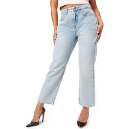 Good American 90s Duster Straight Leg Jeans - Blue