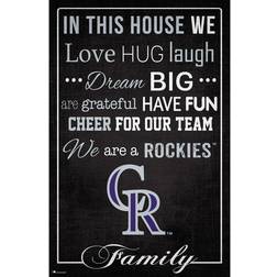 Fan Creations Colorado Rockies In This House Sign