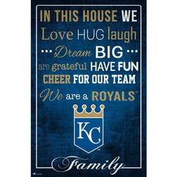 Fan Creations Kansas City Royals In This House Sign