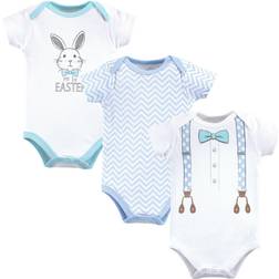 Little Treasures Cotton Bodysuits 3-pack - Boy 1st Easter (10172375)