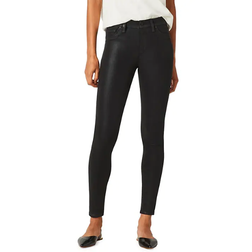 Hudson Barbara High-Rise Super Skinny Ankle Jeans - Noir Coated