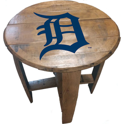 Imperial Detroit Tigers Oak Barrel Table