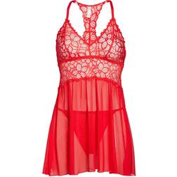 Jezebel Renee Babydoll W/G-String - Tango Red