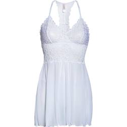 Jezebel Renee Babydoll W/G-String - White