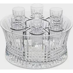 Waterford Lismore Diamond Vodka Chiller Set Serving 7pcs