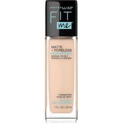 Maybelline Fit Me Matte + Poreless Liquid Foundation #105 Fair Ivory