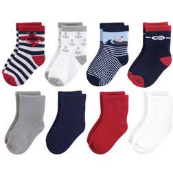 Luvable Friends Basic Socks 8-Pack - Lobster (10728107)