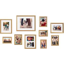 Kate and Laurel 10pc Adlynn Frame Box Set Photo Frame 10pcs