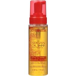 Creme of Nature Argan Oil Style & Shine Foaming Mousse 7fl oz