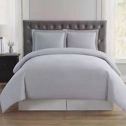 Truly Soft Everyday Duvet Cover Grey, Silver (228.6x228.6cm)