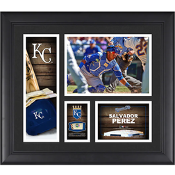 Fanatics Kansas City Royals Framed Salvador Perez Player Collage W Piece of Game-Used Ball