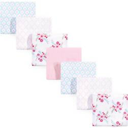 Luvable Friends Flannel Receiving Blankets Floral 7-pack