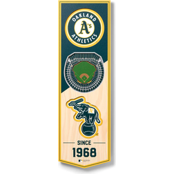 YouTheFan Oakland Athletics 3D Stadium View Banner