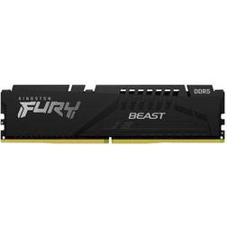 Kingston 32GB (1 x 32GB) FURY Beast, DDR5 5200MHz, CL40, 1.25V, musta