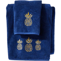 SKL Home Gilded Pineapple Bath Towel Blue (127x68.58cm)