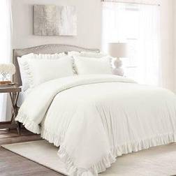 Lush Decor Reyna Duvet Cover White (228.6x228.6cm)