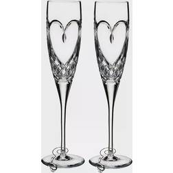 Waterford Love True Love Champagne Flutes, Set of 2 Copas de Champán 20.9cl 2pcs