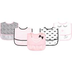 Little Treasures Waterproof Peva Bibs 5-pack Hello Gorgeous