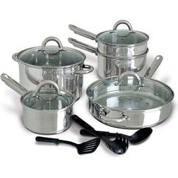 Gibson Home Abruzzo Cookware Set with lid 12 Parts