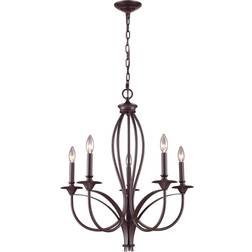 Elk Lighting Medford 5L Pendant Lamp 66cm