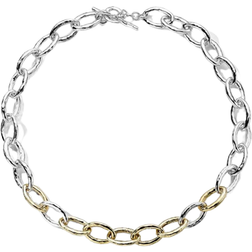 Ippolita Sterling Silver & 18K Gold Chimera Chain Link Necklace, 19