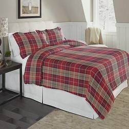 Pointehaven 175 GSM Solid Duvet Cover Brown, Red (243.84x233.68cm)