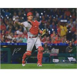 Fanatics Philadelphia Phillies J.T. Realmuto Autographed Catching Photograph