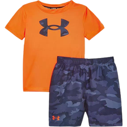 Under Armour Toddler Hyper Woodlands Graphic Tee & Shorts Swim Set - Orange (UASFK52D-820)