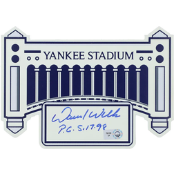 Fanatics New York Yankees David Wells Replica Facade P.G. 5-17-98 Inscription Autographed Name Plate