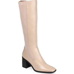 Journee Collection Winny Medium Calf - Taupe