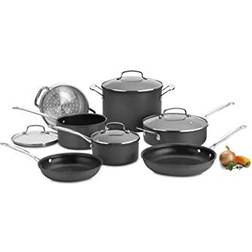 Cuisinart Chef's Classic Hard-Anodized Cookware Set with lid 11 Parts